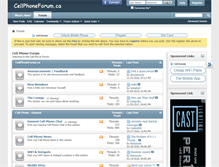 Tablet Screenshot of cellphoneforum.ca